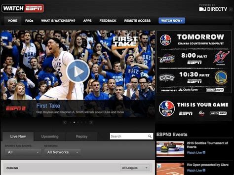 watch ESPN on DIRECTV online